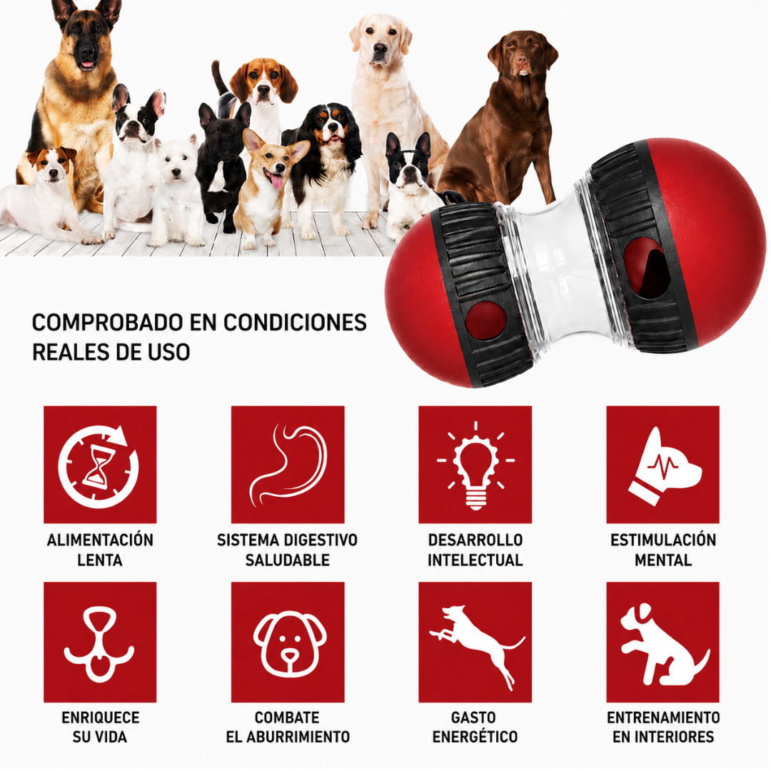 Juguete interactivo dispensador de snacks