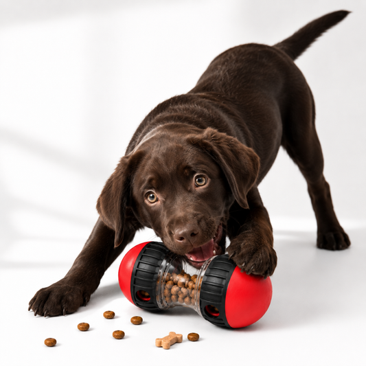 Juguete interactivo dispensador de snacks