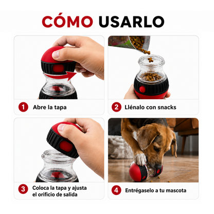 Juguete interactivo dispensador de snacks
